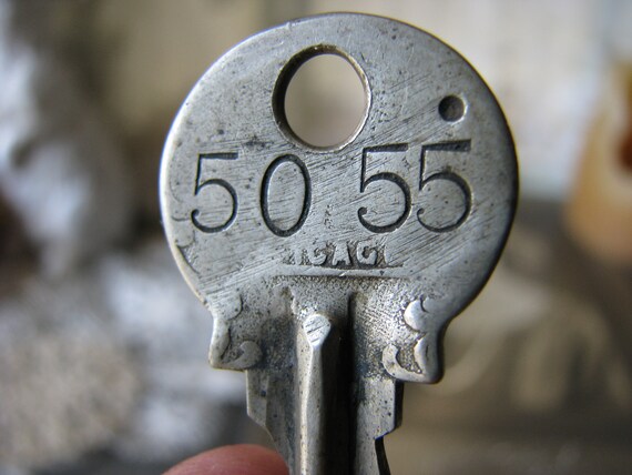 Antique Flat Key, The King Lock Company, Flat Bra… - image 3
