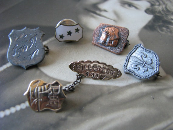Épingle De Cravate Ancienne En Argent Sterling Avec Camée - 19ème Siècle - Occasion