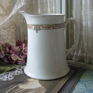 Antique Ironstone Pitcher, Ironstone Pitcher, Johnson Bros. Ironstone Pitcher, English Ironstone, Wedding Gifts, Bridal Gifts
