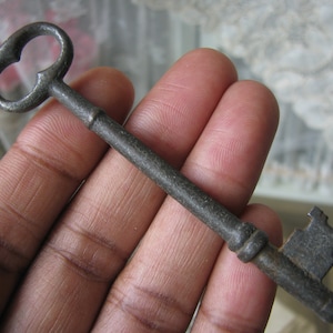 Decoración antigua de Halloween, Llave francesa antigua, Llave de esqueleto antiguo, Llave de barril antigua, Llave de boda, Ficha de boda, Ficha de amor