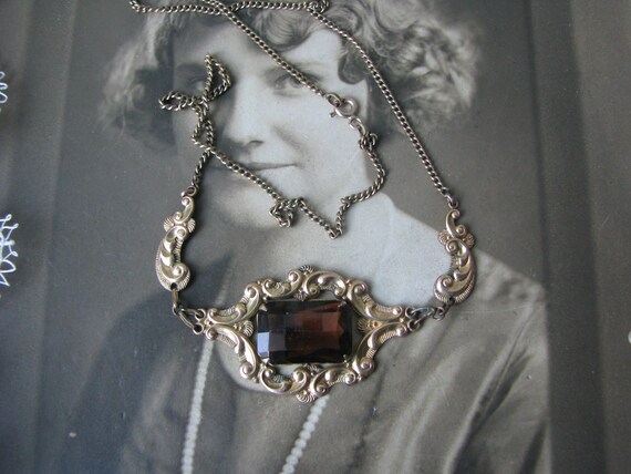 Victorian Paste Necklace, Antique Paste Necklace,… - image 2