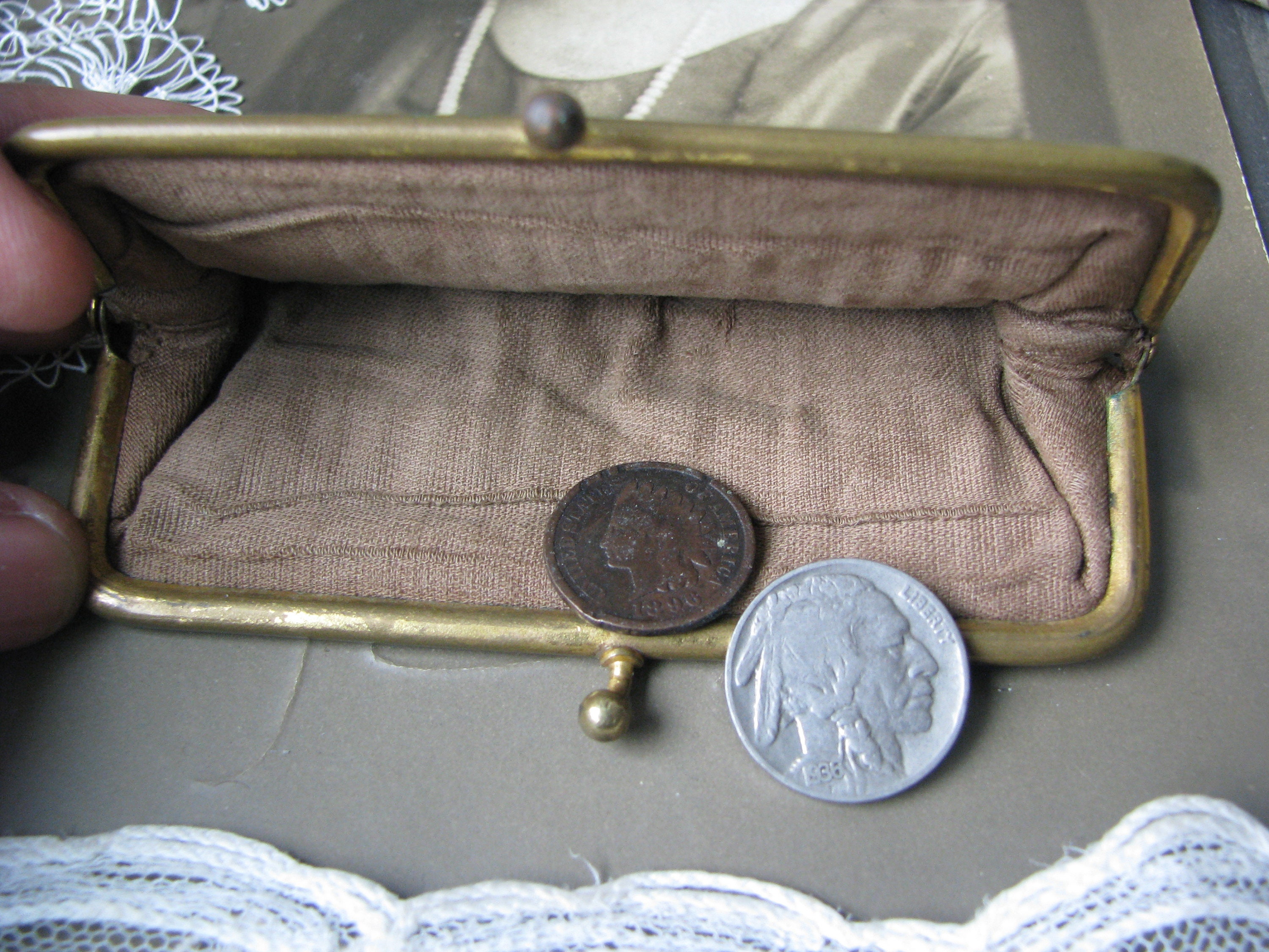 Old coin purse sale