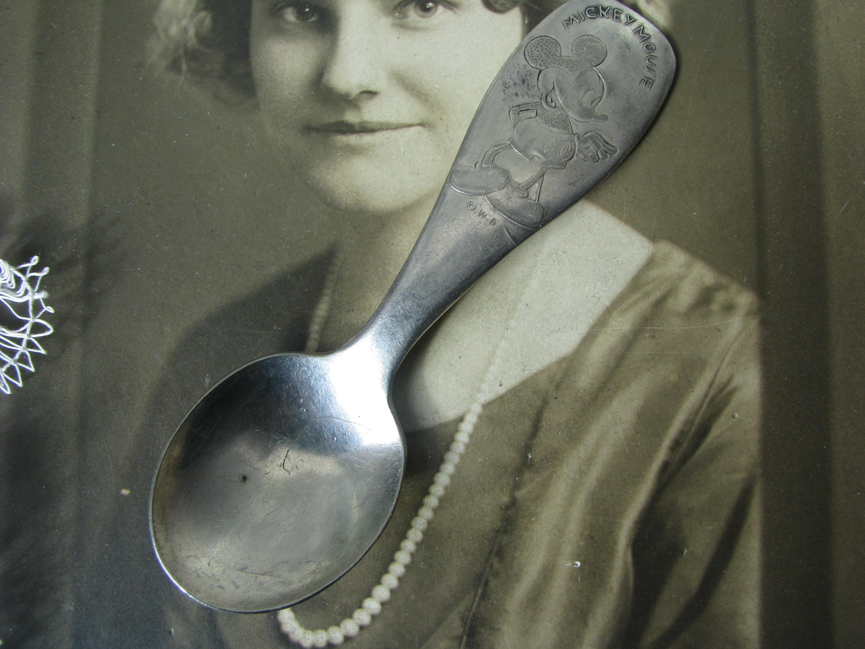 ヴィンテージ ベビースプーン、ミッキーマウス ヴィンテージ 子供用