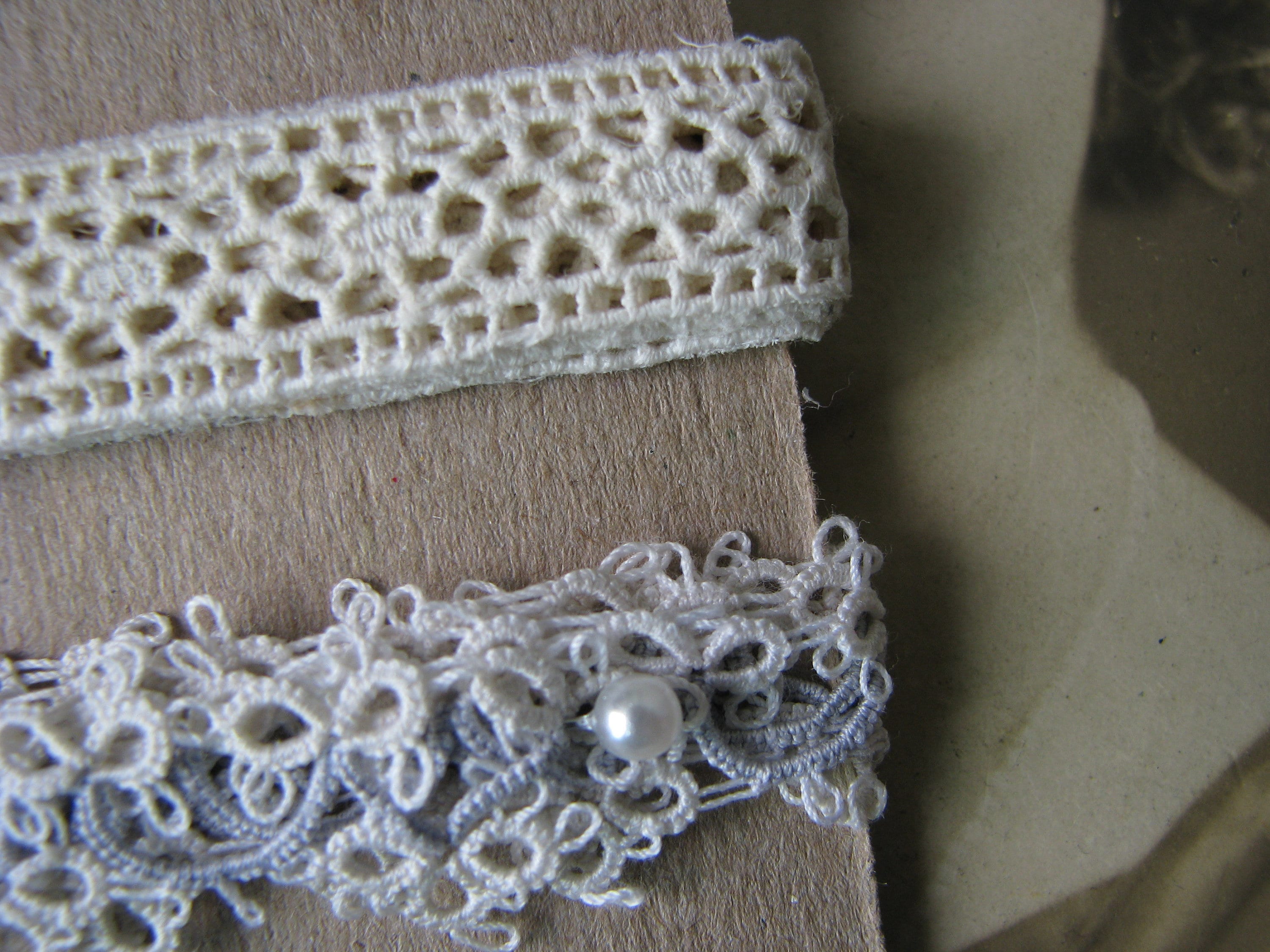 Tatted Ribbon Antique Cutwork & Tatted Lace Trim, Craft Ribbon - Etsy