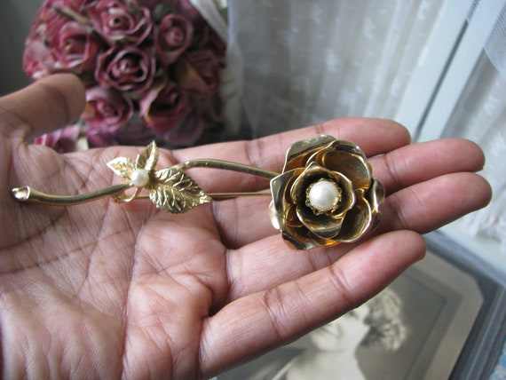 Vintage rose pin sale