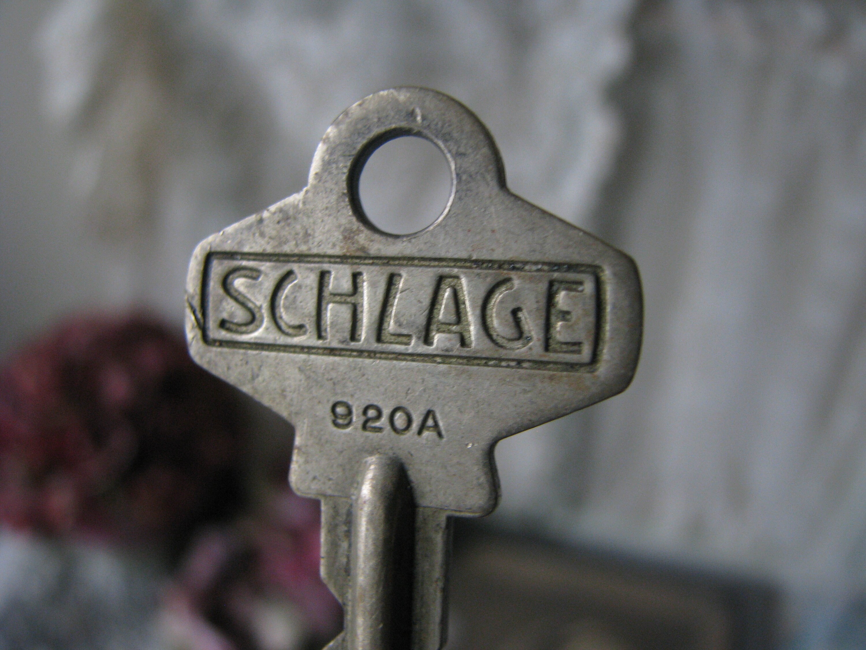Slag Keys Antique Schlage Brass Key, Steampunk Jewelry Supply - Etsy