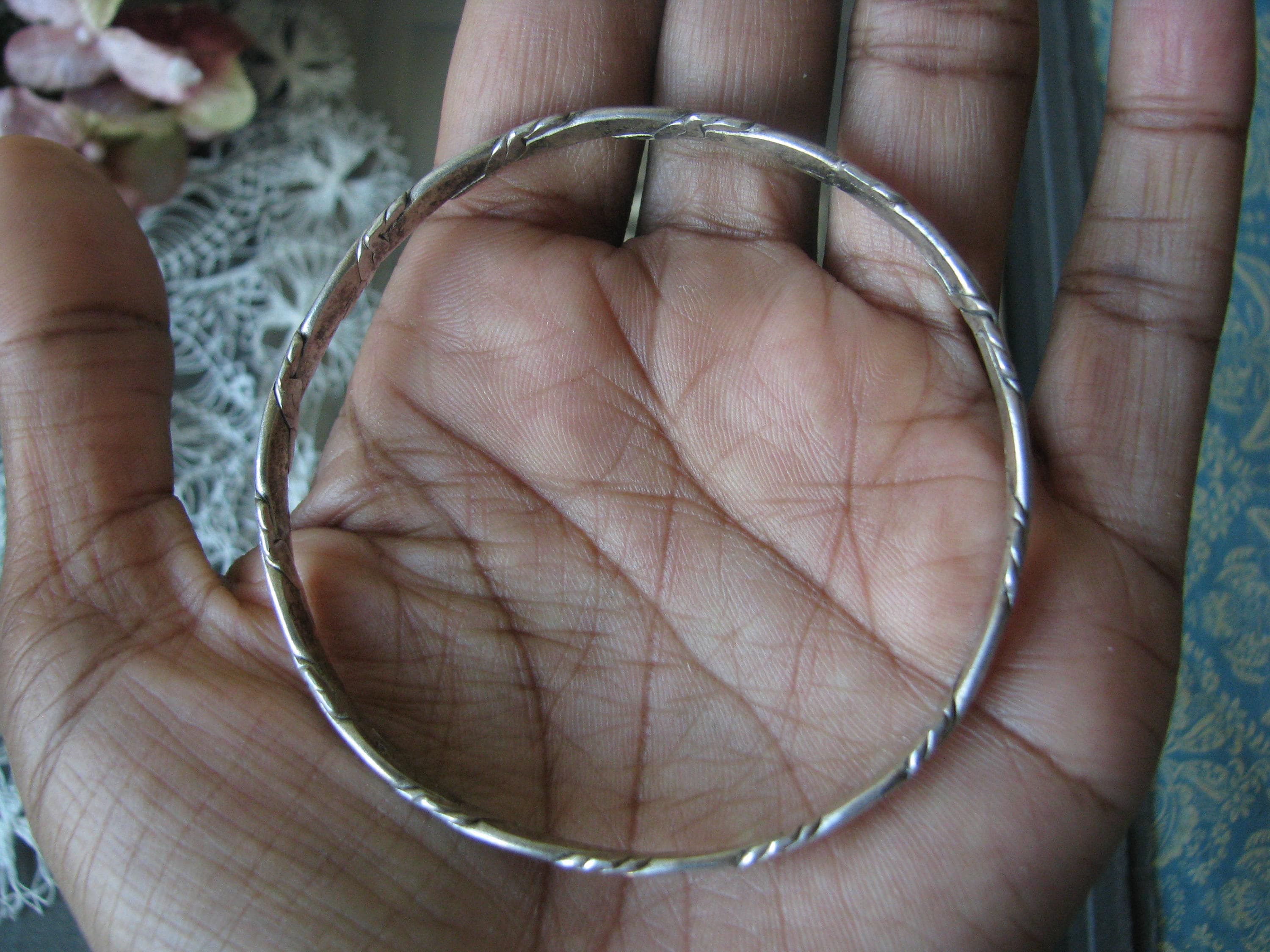 アクセサリー Vintage Mexican Silver Dome Bangle 925 アクセサリー Vintage Mexican Silver Dome Bangle 925 Vintage