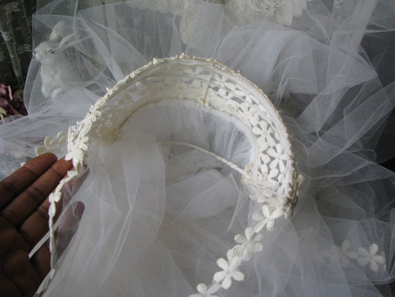 Vintage Wedding Veil, Vintage Bridal Veil, Floral… - image 9