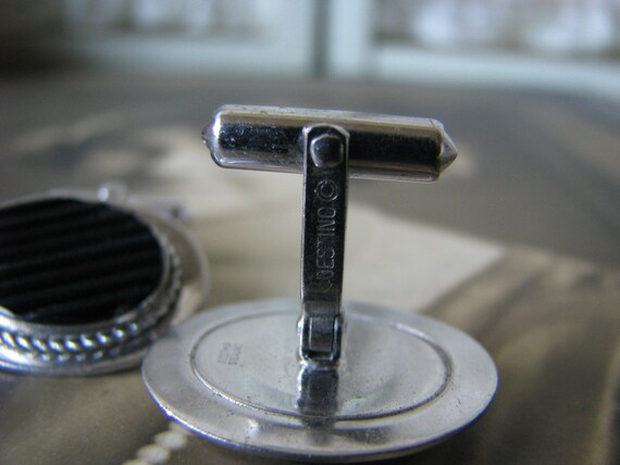 Gifts For him, Sterling Silver DESTINO Cuff Links… - image 5