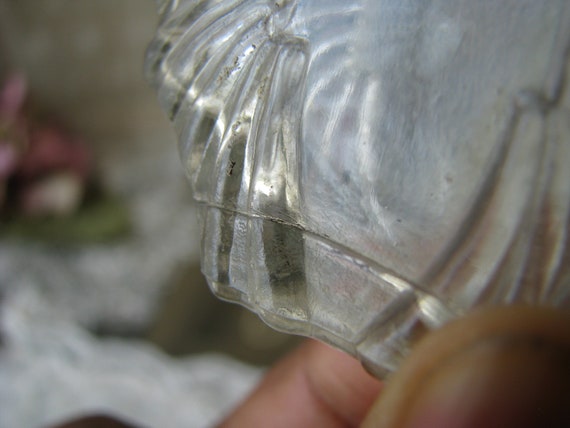 Antique Perfume Bottle, Antique Molded Glass Bott… - image 6