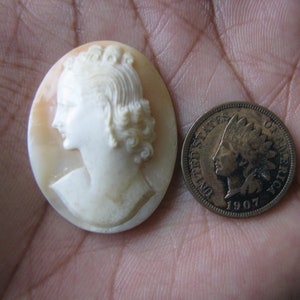 Antique Shell Cameo, Victorian Carved Cameo, Antique Carved Cameo, Antique Wedding Cameo, Signed Cameo