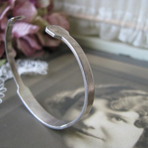 Antique Edwardian Cuff Bracelet, 800 Silver Cuff Bracelet, Solid Silver Cuff Bracelet, Antique Cuff Bracelet, Antique Silver Cuff, Engrave