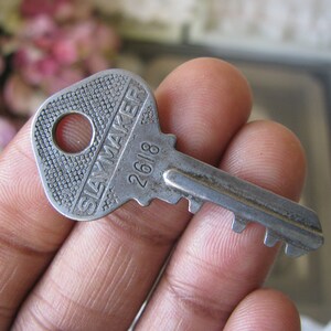 Vintage Slaymaker Key, Vintage Lock Key, Slaymaker Padlock Key, Collectible Key
