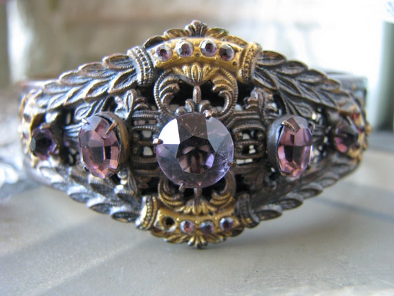 Victorian Paste Bracelet, Antique Paste Bracelet,… - image 2