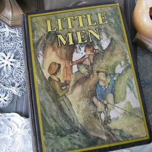 Antique Book, Little Men , Antique Literature Book, Antique Novel, Literary Fiction, Louisa May Alcott image 3