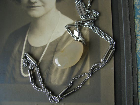 Vintage Sarah Coventry Agate Necklace, Vintage Ag… - image 3