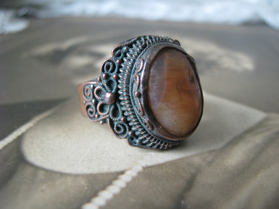 Antique Chinese Ring, Chinese Export Ring, Antiqu… - image 4