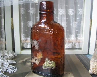 ヴィンテージ　ビール　ボトル　インテリア ブラウンガラスビール瓶スイングストッパー、ヴィンテージビール醸造瓶