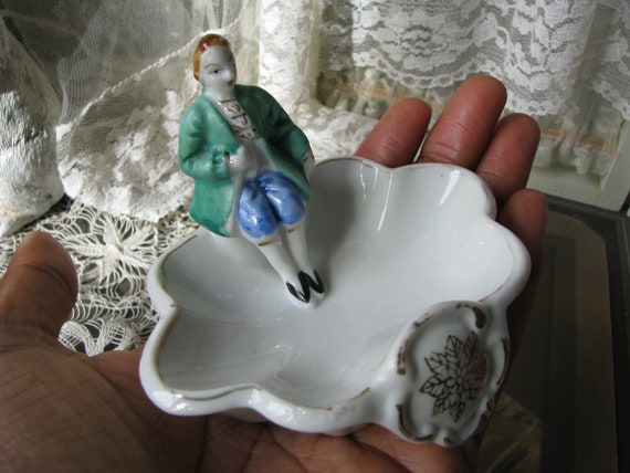 Vintage Ring Dish, Porcelain Ring Dish, Japan Rin… - image 4