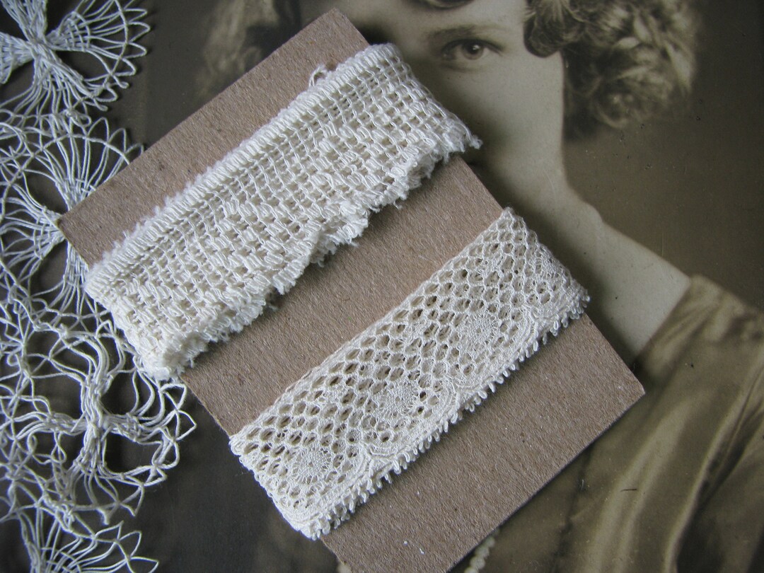 Antique Lace Trim Vintage Lace Trim Vintage Craft Ribbon Etsy