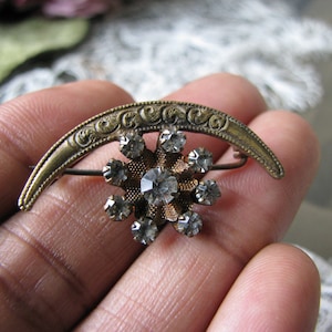 Antique Paste Brooch, Victorian Paste Brooch, Edwardian Paste Brooch, Antique Wedding Brooch, Bridal Brooch