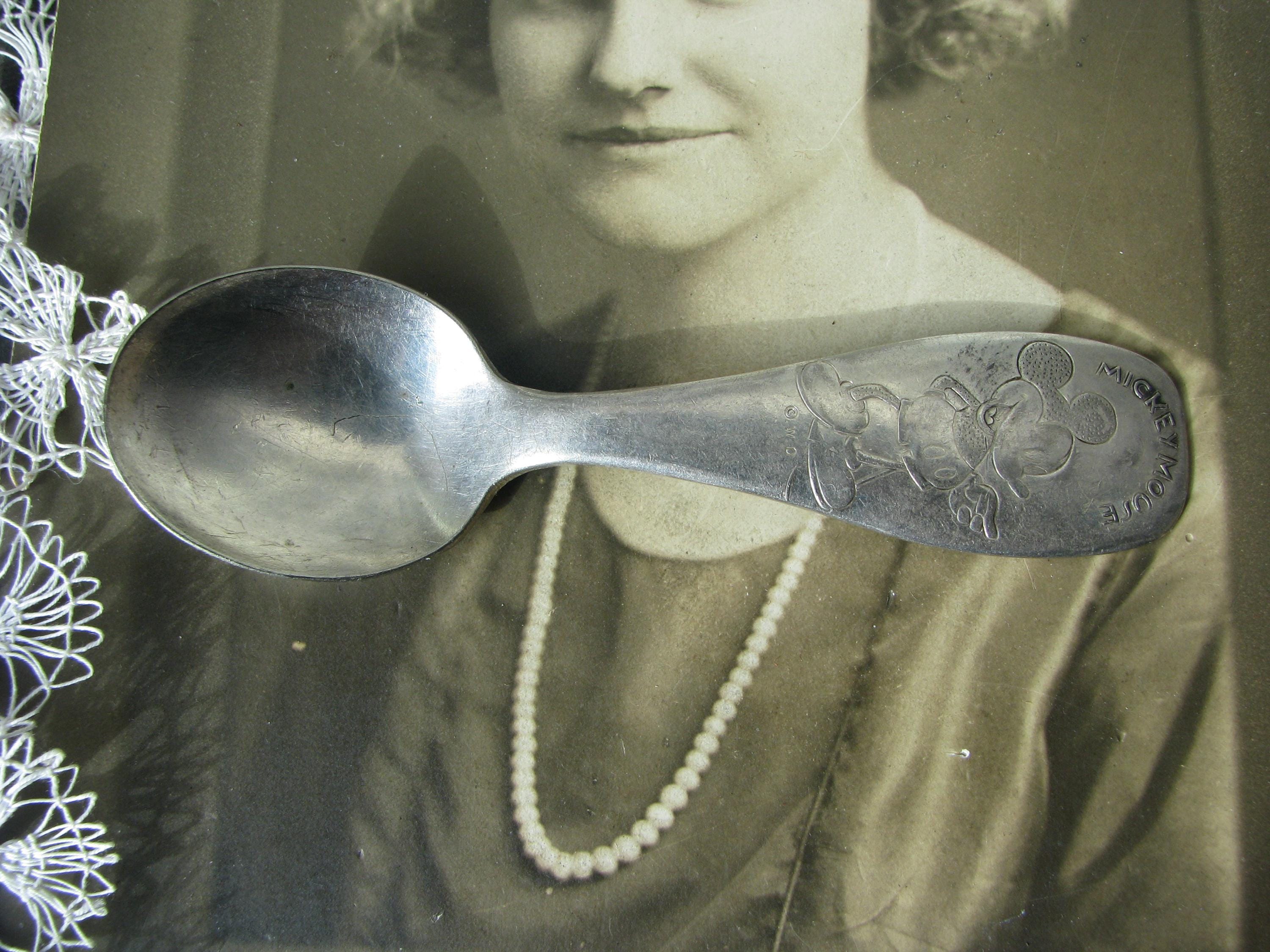 ヴィンテージ ベビースプーン、ミッキーマウス ヴィンテージ 子供用