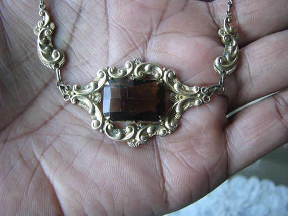 Victorian Paste Necklace, Antique Paste Necklace,… - image 7