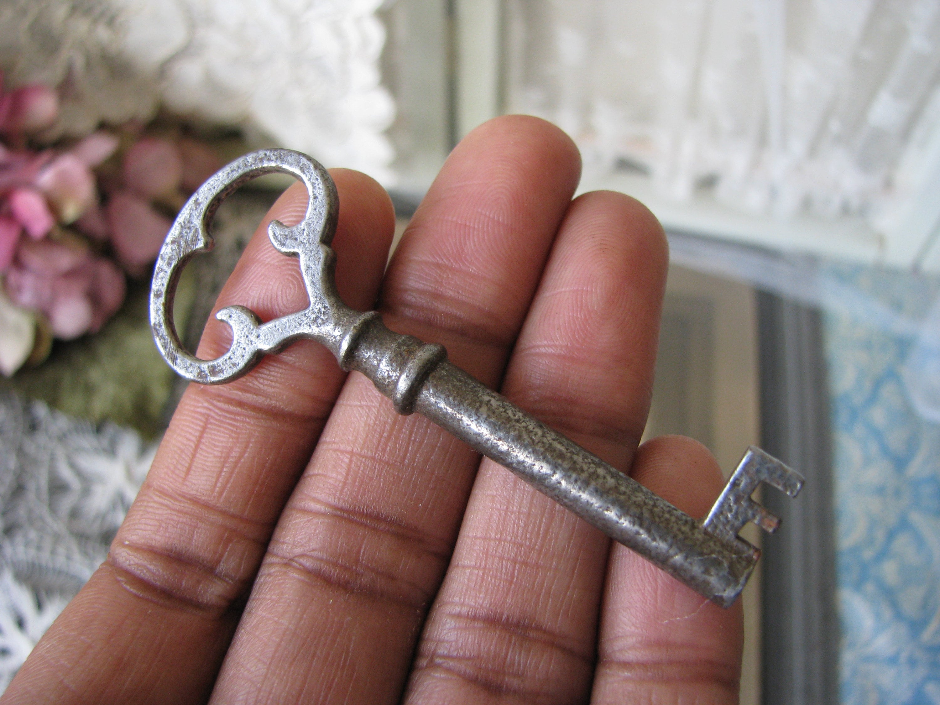 Antique Steampunk Key Antique Skeleton Key Antique Heart Shaped Key Love Token Steampunk Skeleton Key Key To My Heart Wedding Key
