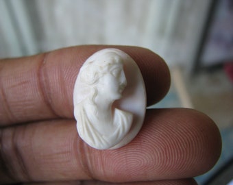 Antique Pink Shell Cameo Antique Cameo Victorian Pink Cameo Bridal Cameo Wedding Cameo Victorian Angel Skin Cameo Carved Shell Cameo