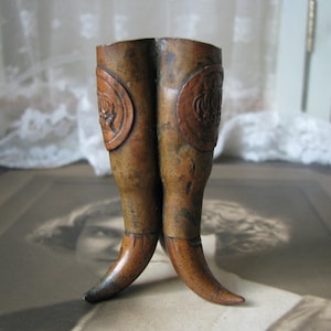 Antique Trench Art, Trench Art Toothpick Holder, Art, Toothpick Holder, WWI Trench Art, Rare Trench Art