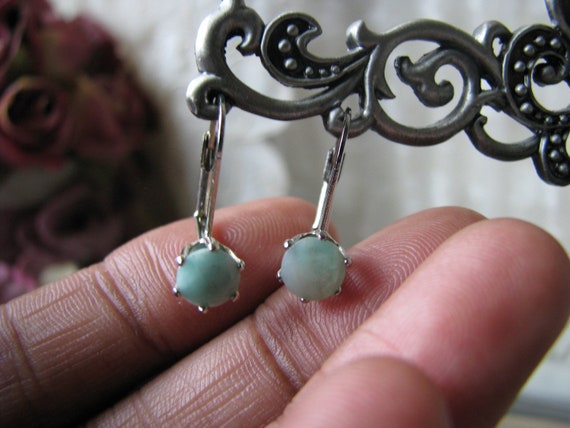 Leverback emerald earrings deals