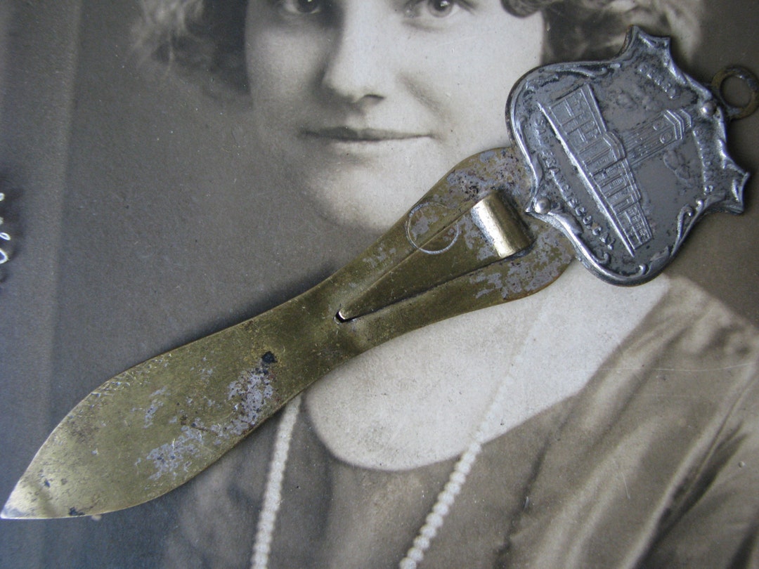 Antique Letter Opener Advertising Letter Opener Antique Etsy