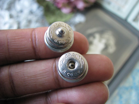 Gifts For Men, Art Deco Snap Cuff Links, Mother O… - image 5