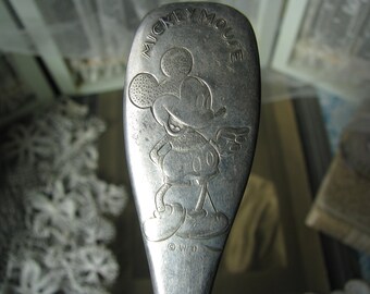 ヴィンテージ ベビースプーン、ミッキーマウス ヴィンテージ 子供用