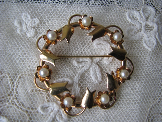 Vintage Avon Ruby Ring, Avon Filigree Ring, Gold … - image 8