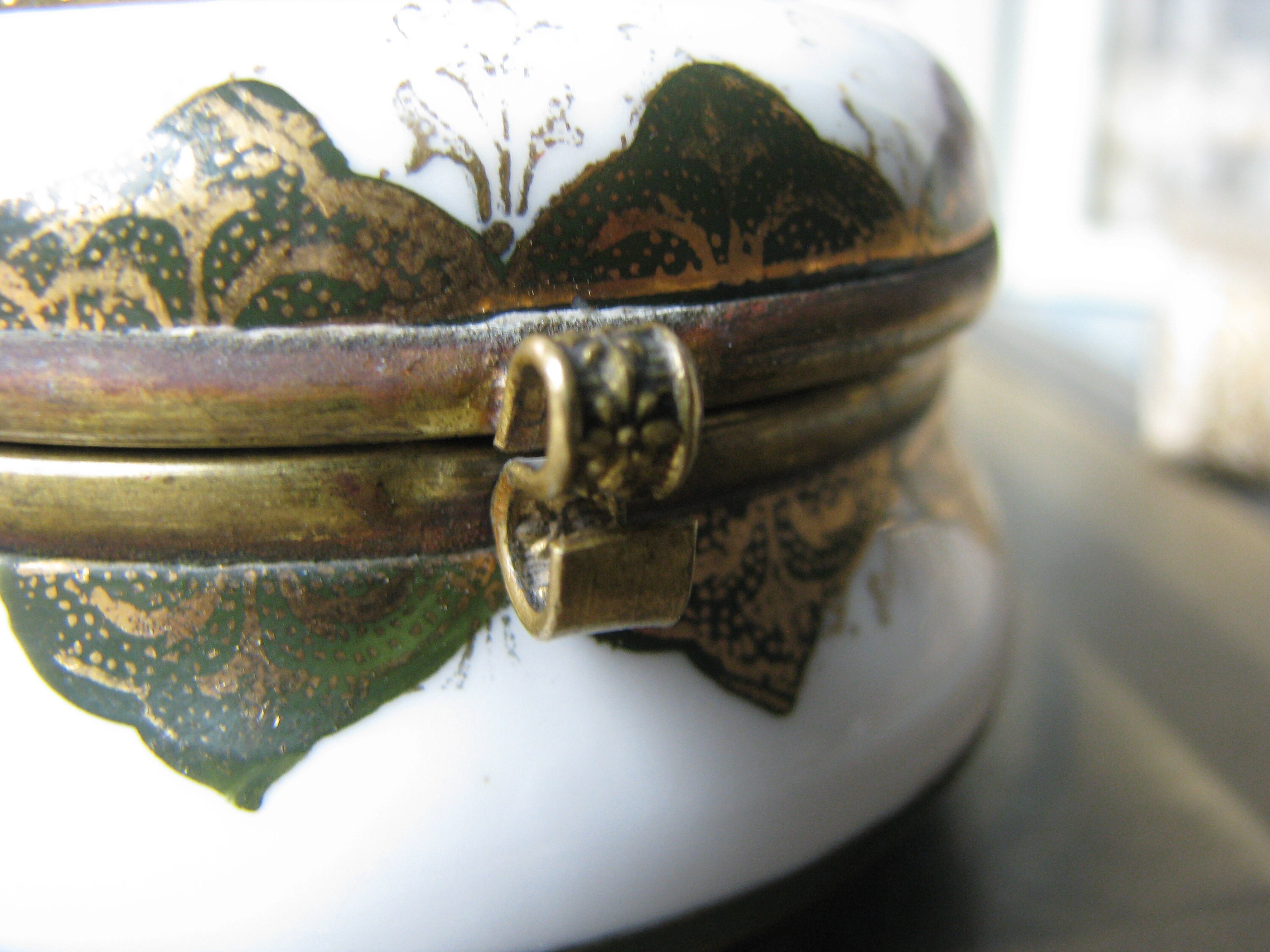 Antique Porcelain Box Victorian German Porcelain Box Hand Etsy