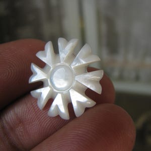 Antique Carved Shell Button, Antique Mother Of Pearl Button, Mother Of Pearl Button, Victorian Carved Button, White Mother Of Pearl
