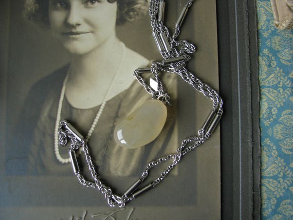 Vintage Sarah Coventry Agate Necklace, Vintage Ag… - image 2
