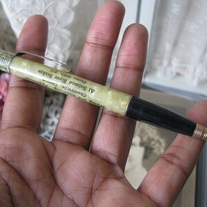 Antique Advertising Pen, Antique Celluloid Pen, Ritepoint Pen, Antique Calendar Pen, R.B. MOUNT