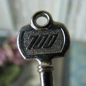 Vintage Excelsior 700 Luggage Key, Vintage Luggage Key, Vintage Steampunk Key, Steampunk Jewelry Key, Vintage Jewelry Supply, Assemblage