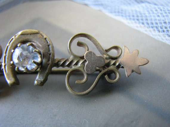 Victorian Paste Brooch, Antique Paste Brooch, Vic… - image 9