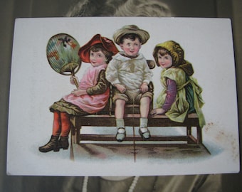 Antique Lithograph Trade Card, Boston Chemical Company, Ozonos Disinfectant