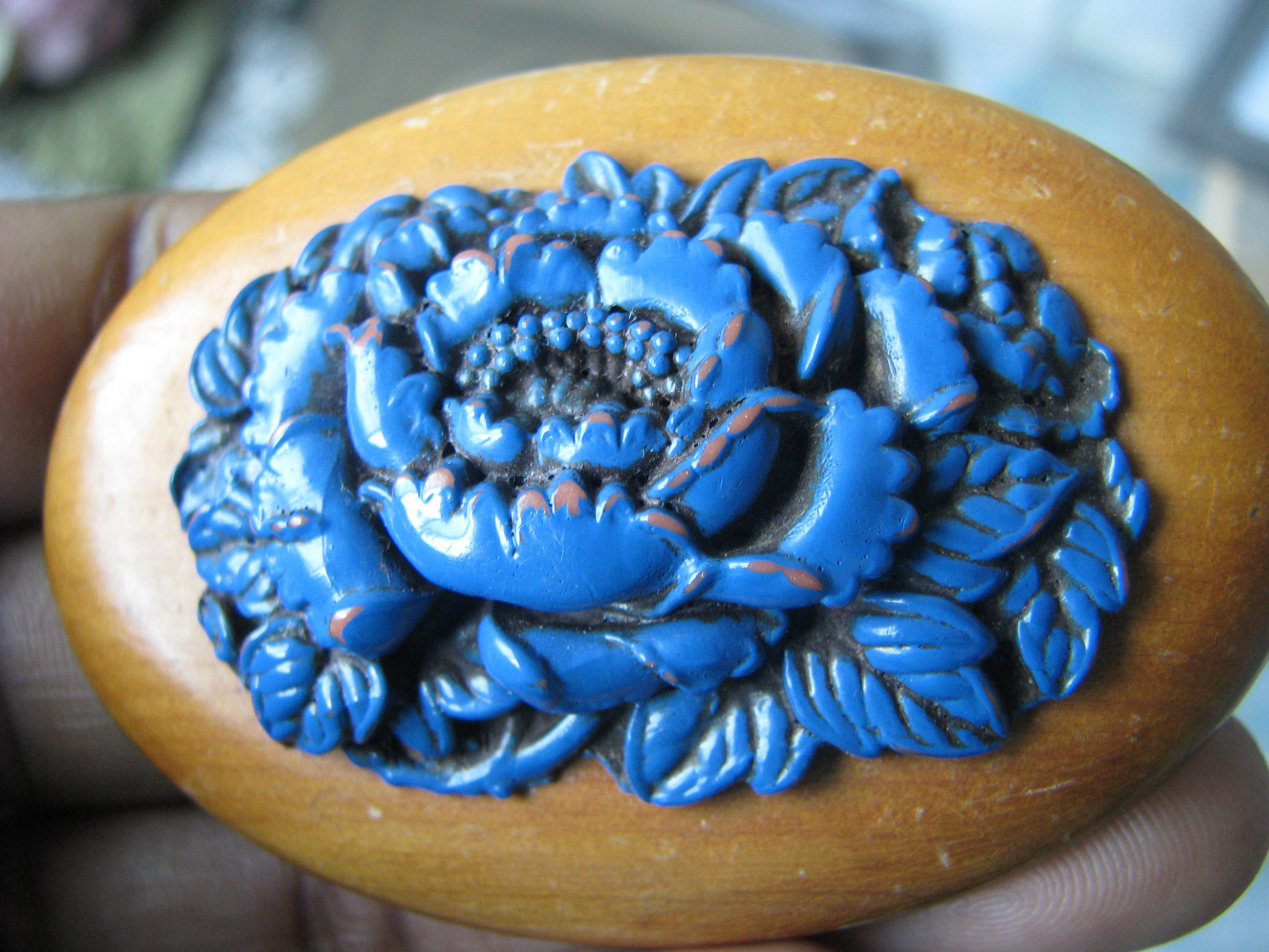 1930s Wood Brooch - Etsy