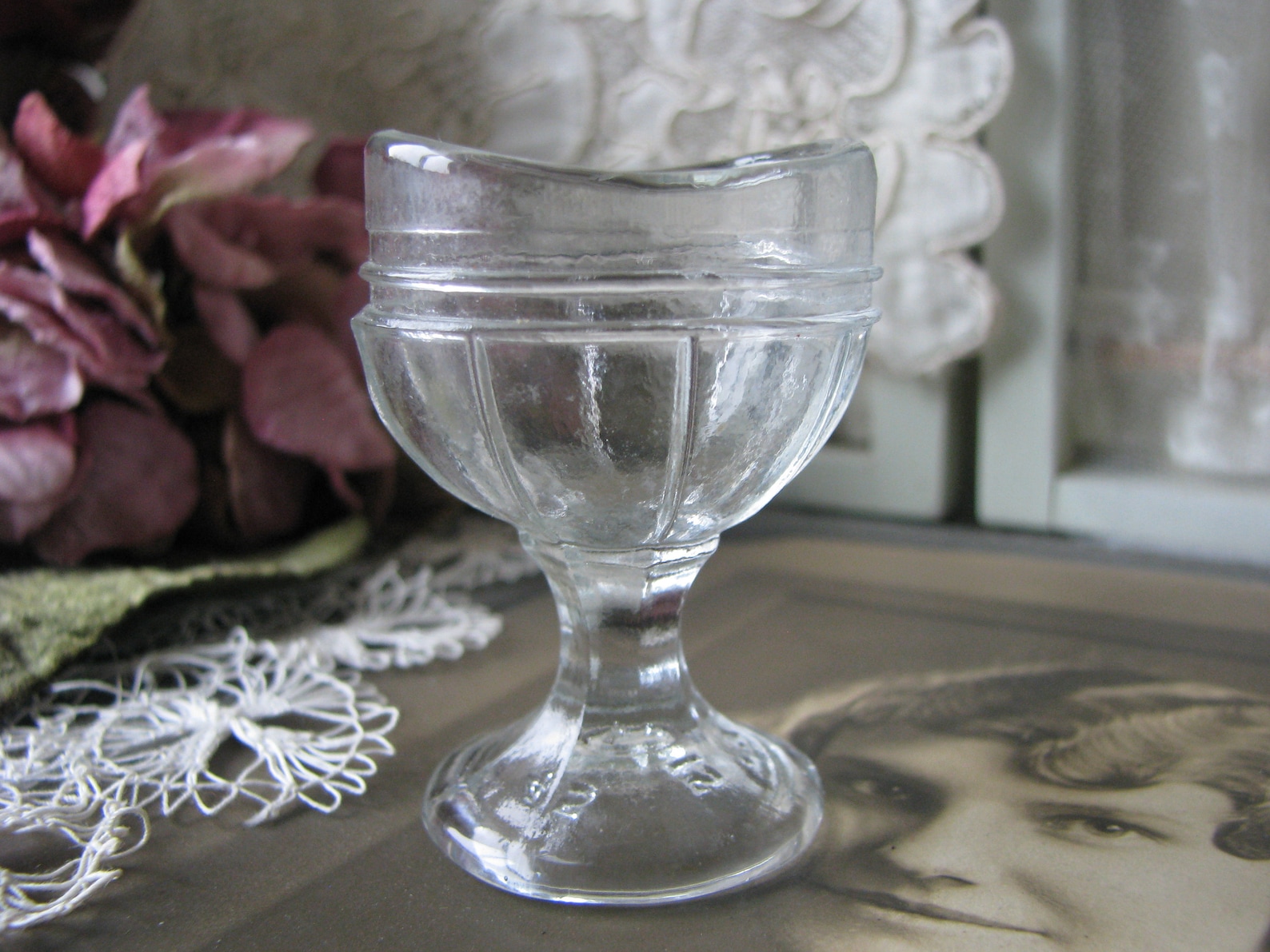 Vintage Glass Eye Cup 1930s Eye Medicine Cup Eye Wash Cup Etsy