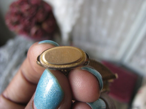 Antique Gold Filled Pocket Watch Fob & Chain, Vic… - image 8