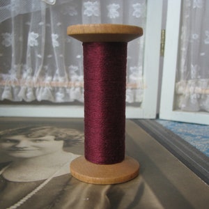Antique Spool of Thread, Large Antique Spool, Antique Wooden Spool, Primitive Home Decor