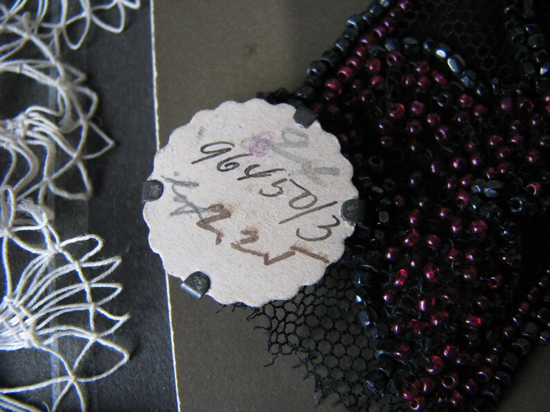 Antique Beaded Trim Beaded Trim Sample Victorian Beaded Etsy