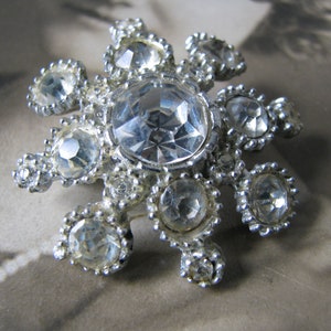 Vintage Paste Brooch, Paste Star Brooch, Pot Metal brooch, Wedding Brooch, Bridal Brooch, Gifts For Brides, Star Paste brooch