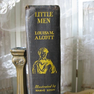 Antique Book, Little Men , Antique Literature Book, Antique Novel, Literary Fiction, Louisa May Alcott image 2