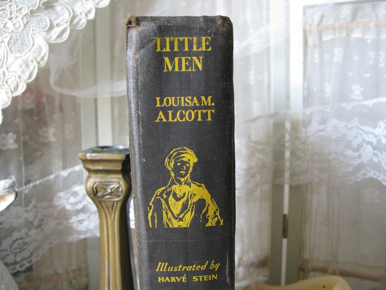 Antique Book, Little Men , Antique Literature Book, Antique Novel, Literary Fiction, Louisa May Alcott image 2